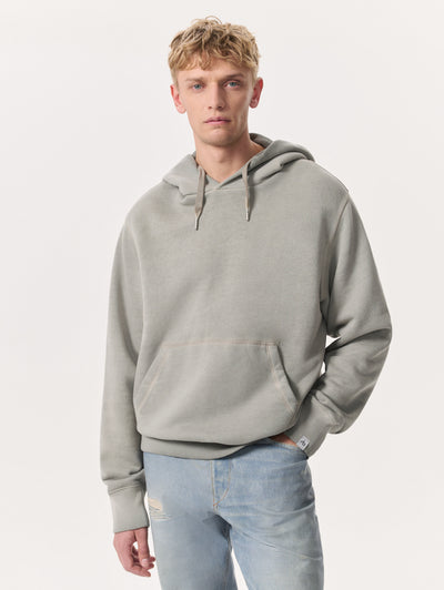 Rag & Bone Damon Cotton-Blend Vintage Terry Hoodie Close Up
