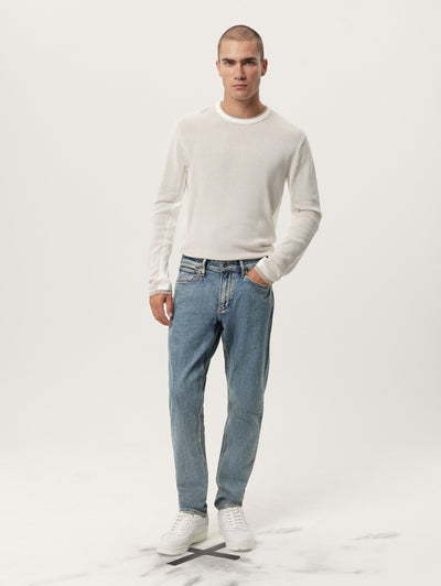 Rag & Bone Blue Fit 3 Athletic Fit Jeans Front View