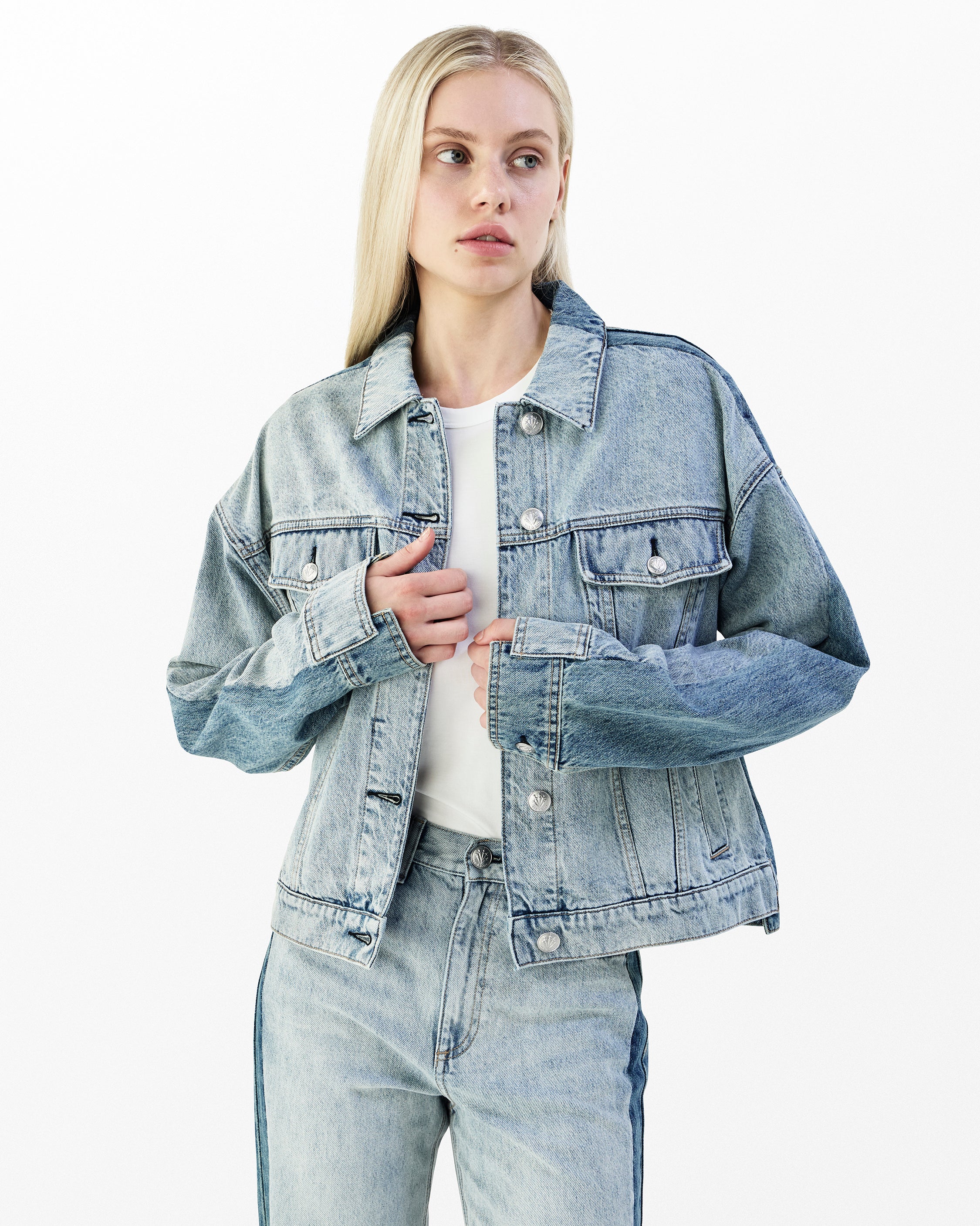 York Spliced Ryan Denim Trucker Jacket | rag & bone