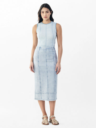 rag & bone women's Aliah Miramar Ponte Pencil Skirt WCW25PB0019301 full view