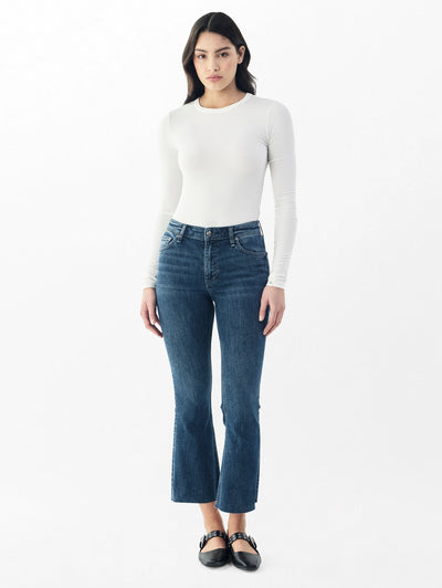 rag & bone women's Teo Dahlia Ankle Flare Jeans WDD25S3807FXTE full view