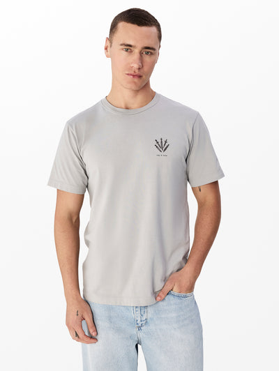rag & bone men's Washed Light Dagger Embroidered Tee MBC25ST036KJ36 front view