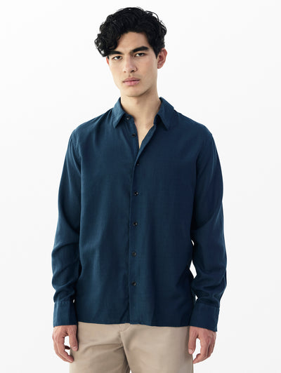 rag & bone men's Moonlight Dalton Shirt MBW25PA018PCML front view