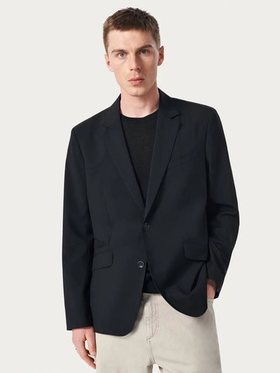 Butler Japanese Wool-Blend Ripstop Blazer