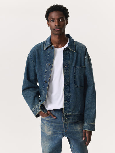 Rag & Bone Cadence Denim Jacket Close Up