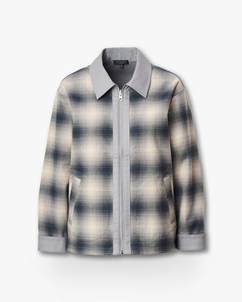 泥酔倶楽部 Reversible  jacket Grey XL Grey Plaid Carrie Reversible Jacket | rag & bone