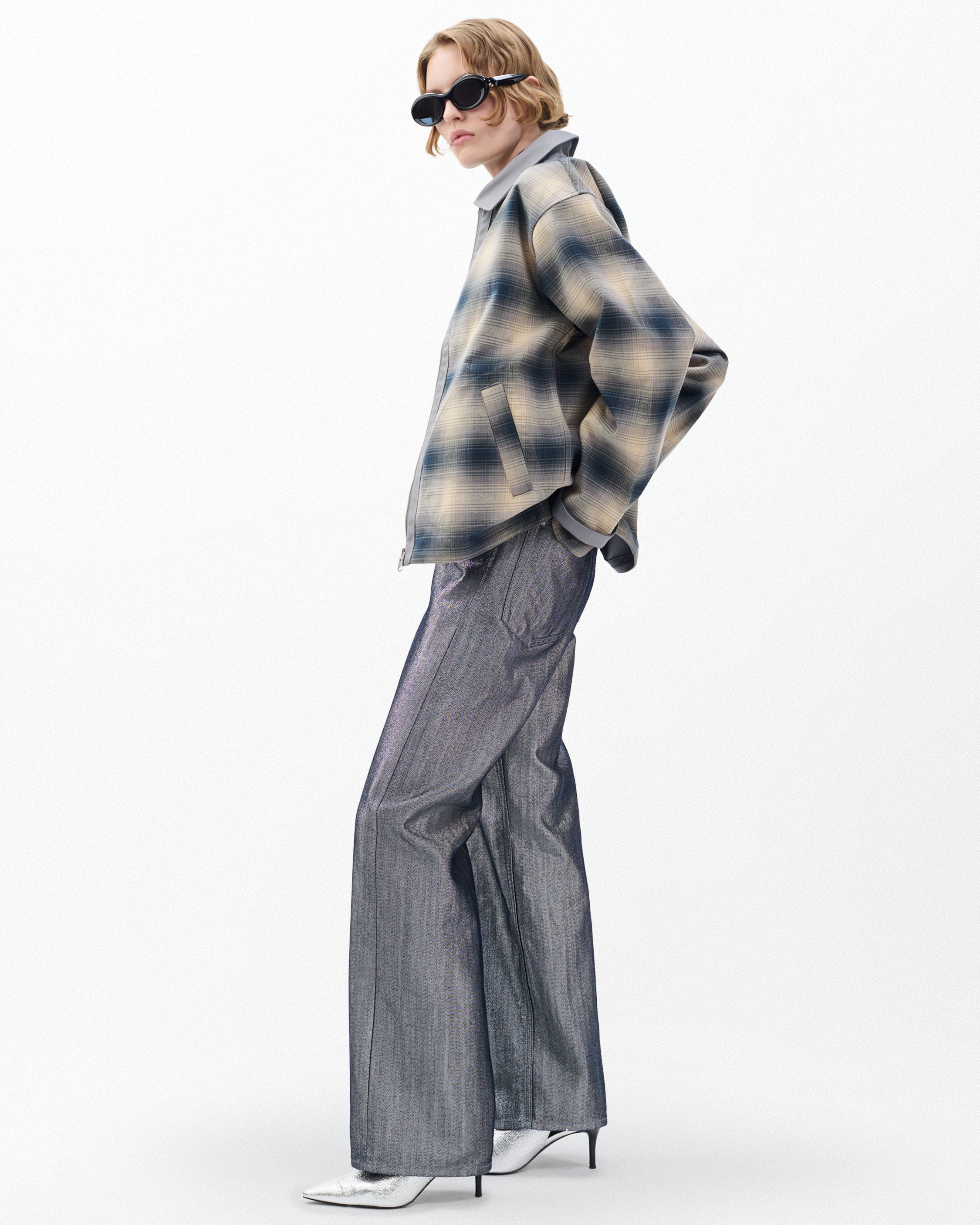 Grey Plaid Carrie Reversible Jacket | rag & bone