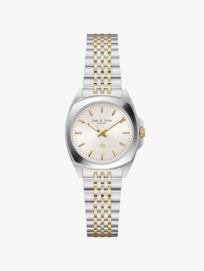 rag & bone women's Two Tone Bleeker Bracelet Watch, 30mm RBL250009 front view