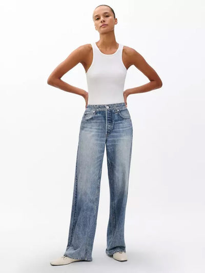 rag & bone women's Scarlet Miramar Wide-Leg Pants RC1325F7MTE full view