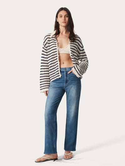 rag & bone women's Cosmo Miramar Shea Relaxed Straight Pants RC4325F7MTE full view