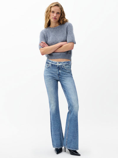 rag & bone women's Minetta Miramar Dahlia Flare Pants RC7525H7MPO full view