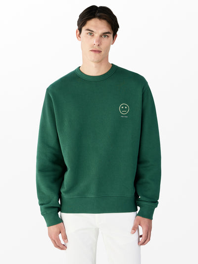 rag & bone men's Pine Sour Face Vintage Terry Sweatshirt RF6925HT2GM front view