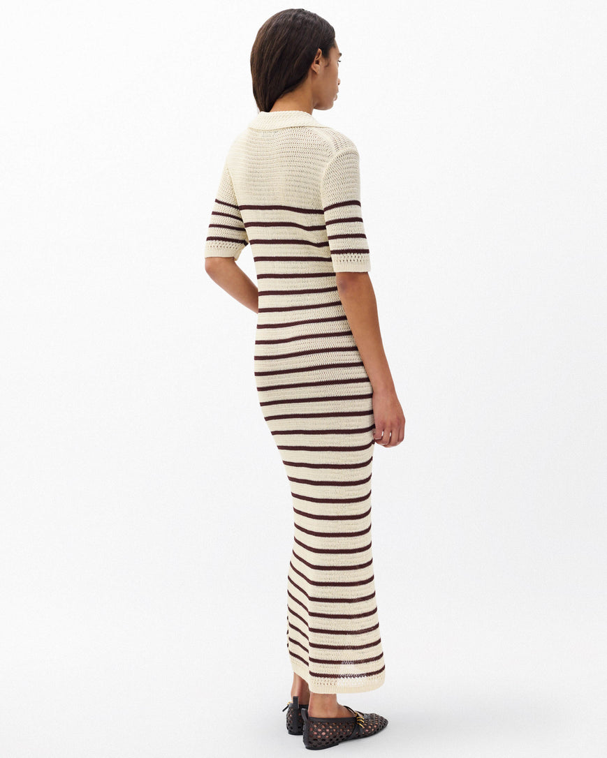 Ivory Costi Knit Maxi Dress