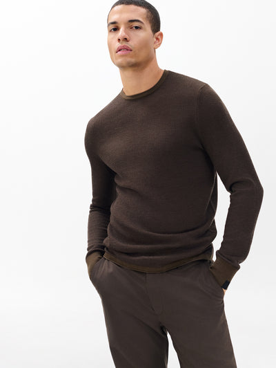 rag & bone men's Stonewall Gregory Crewneck Sweater RH3225F6MWL front view