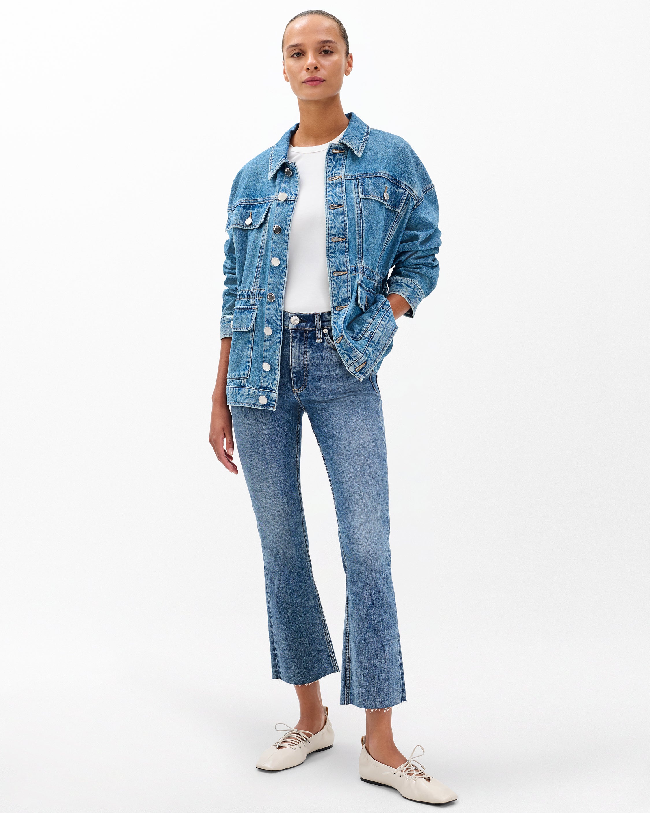 Woodstock Peyton Ankle Bootcut Jeans | rag & bone