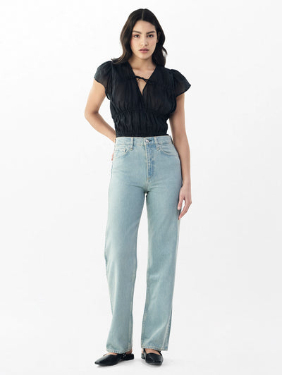 rag & bone women's Coastline Shea Relaxed Straight Jeans RJ3525F1RCO full view