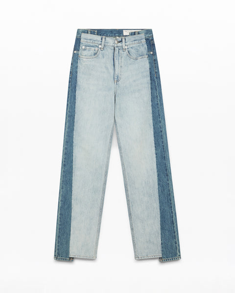 York Spliced Shea Ankle Relaxed Straight Jeans | rag & bone