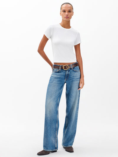 rag & bone women's Echo Saige Relaxed Straight Jeans RJ4025F1REC full view