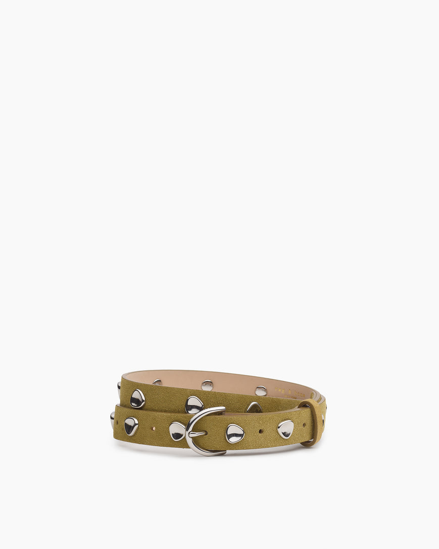 Fennel Brynn Studded Suede Belt | rag & bone