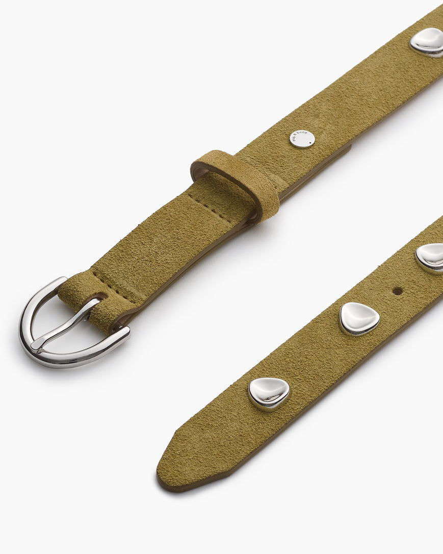 Anthro Brynn Studded Wrap Belt in Natural New Fennel Brynn Studded Suede Belt | rag & bone main image 2
