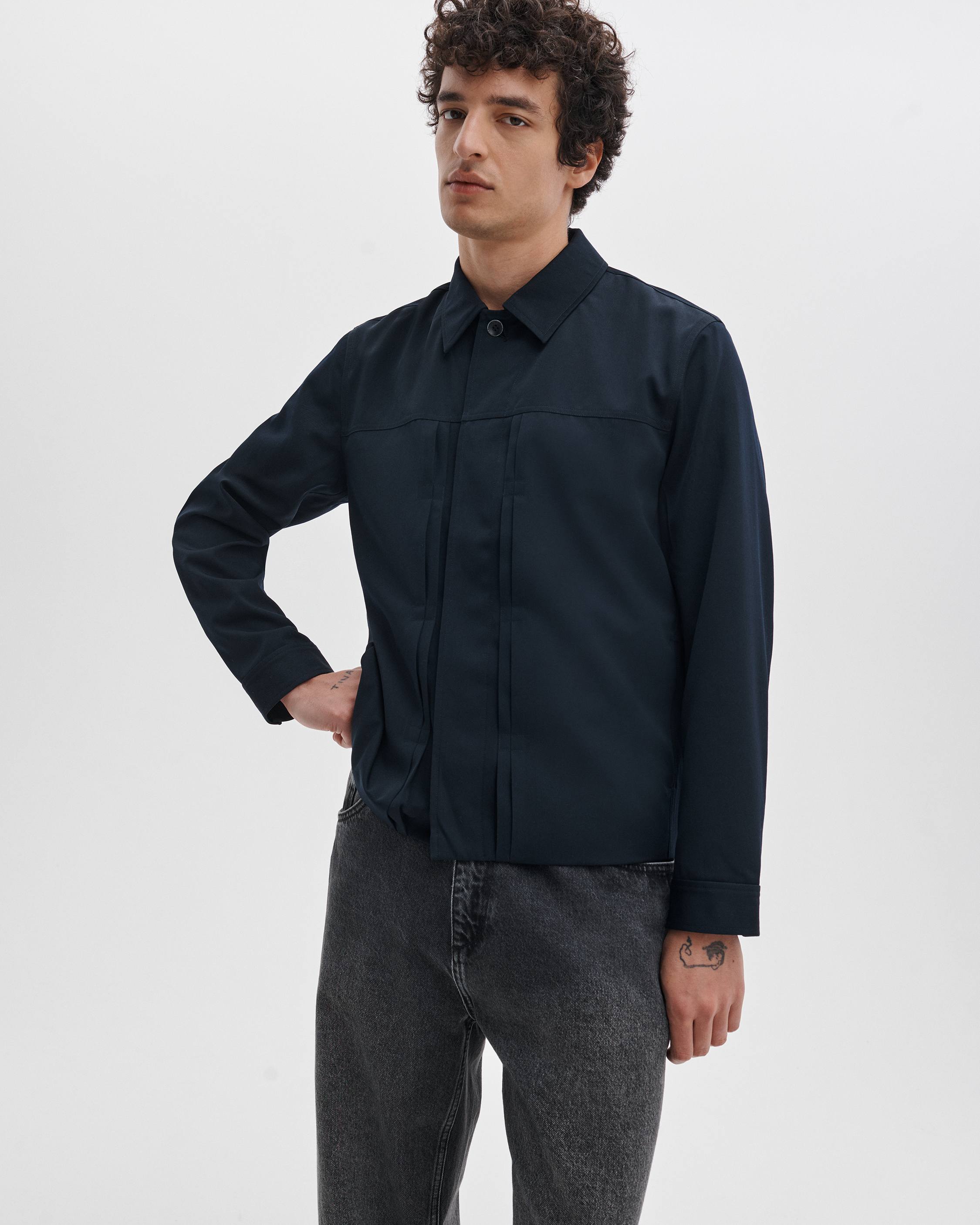 Navy Dwight Japanese Wool Gabardine Jacket | rag & bone