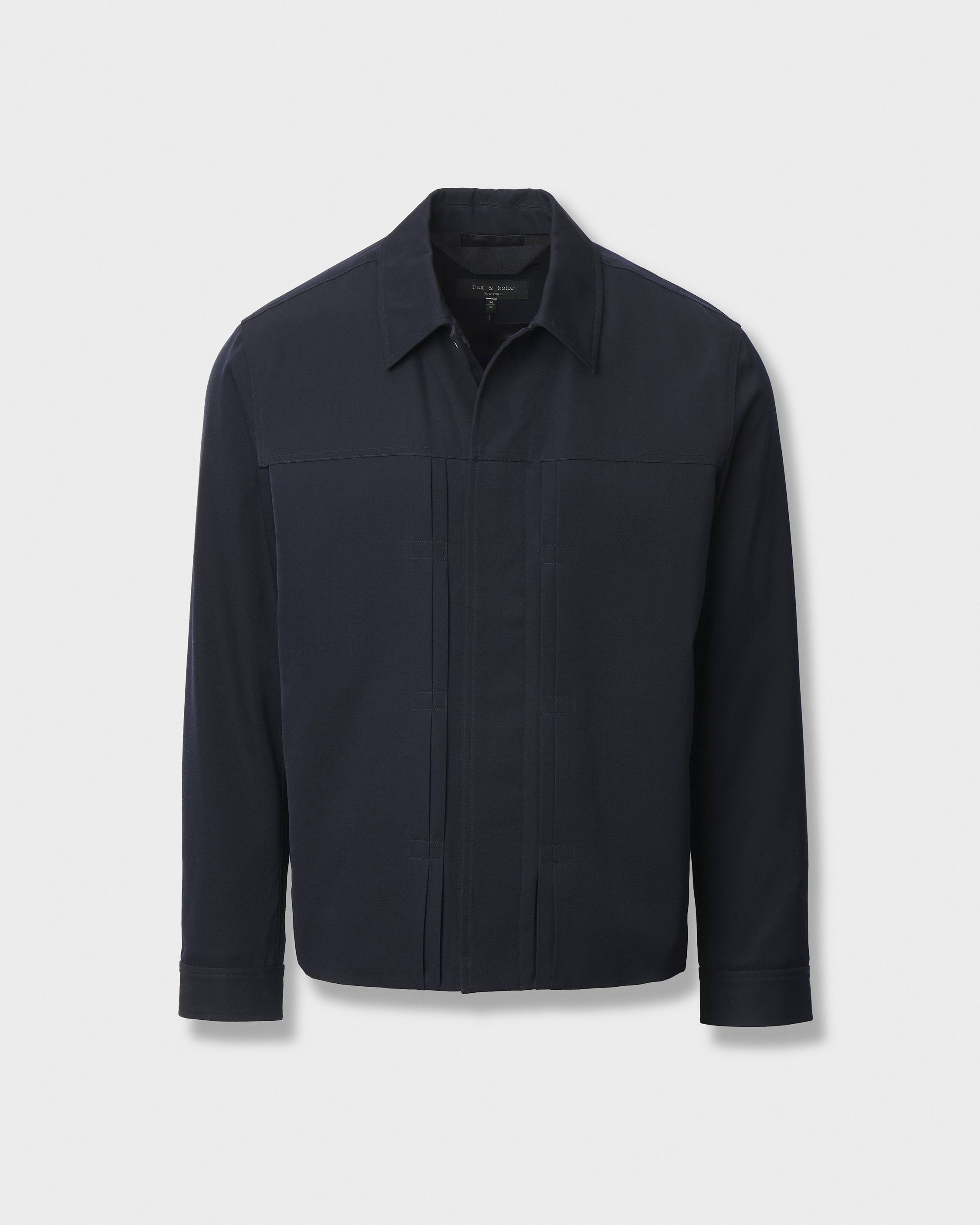 Navy Dwight Japanese Wool Gabardine Jacket | rag & bone