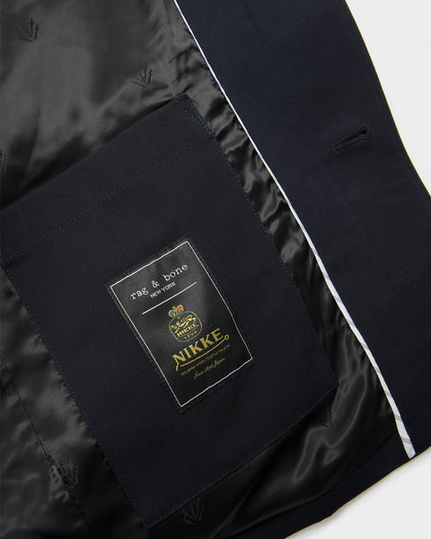 Navy Dwight Japanese Wool Gabardine Jacket | rag & bone