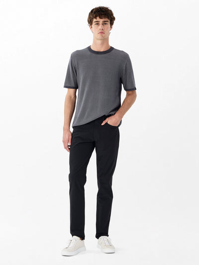 rag & bone men's Black Fit 3 Nylon-Blend Pants RV9725F7MNY full view