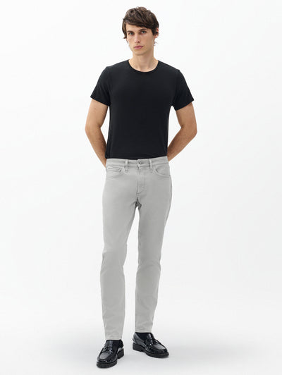 rag & bone men's Pebble Grey Fit 3 Athletic Jeans RX0325H2TPG full view