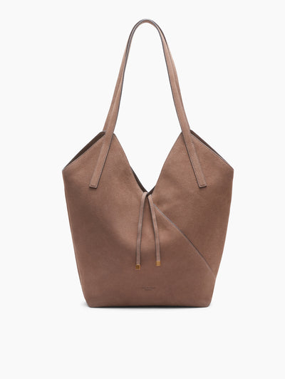 rag & bone women's Clay Alix Suede Tote SD100823 front view