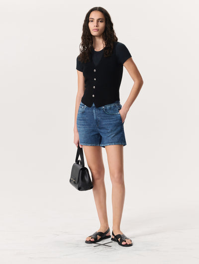 rag & bone women's Seneca Miramar Walking Shorts WCW24P40018201 full view
