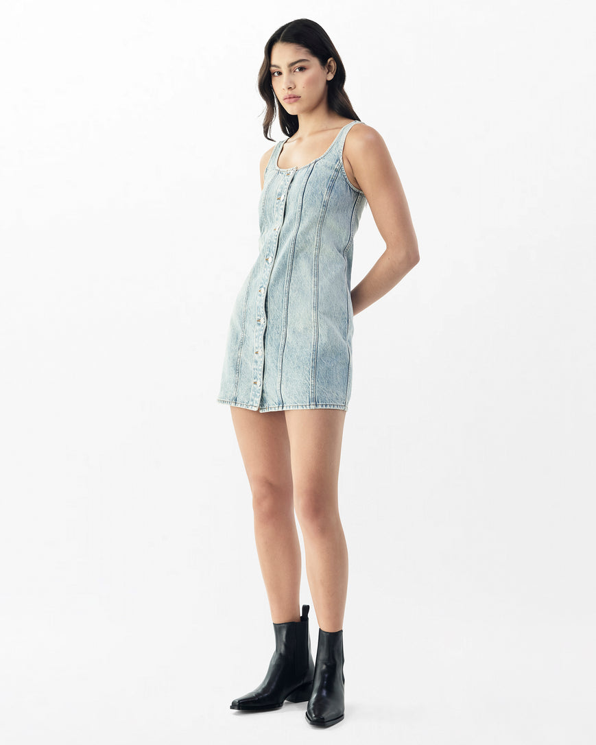 Rockaway Laney Denim Dress | rag & bone