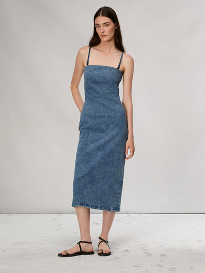 Rag & Bone Flexi Jasmine Denim Dress Front View