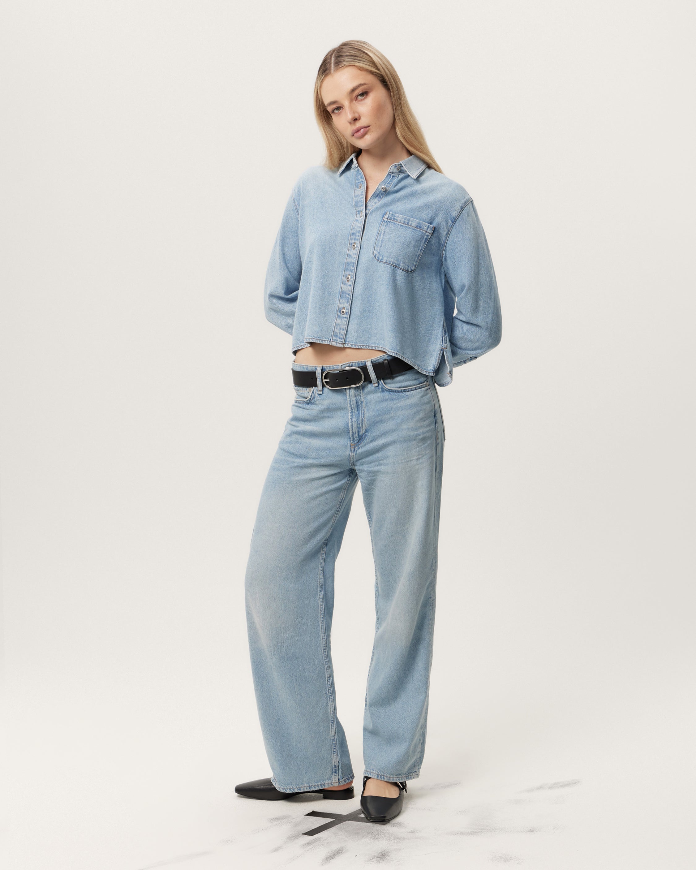 【YOURNUS】Pinter Gradient Crop Denim FRAME Le Garcon cropped slim boyfriend jeans | THE OUTNET