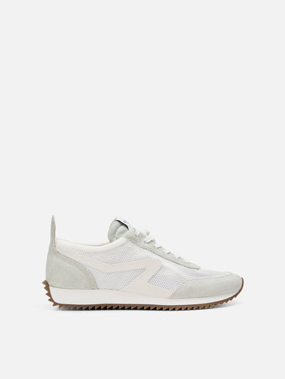 rag & bone women's White Mint Retro Runner Mesh Suede Sneakers 
WFF25SF1022NY22 side view