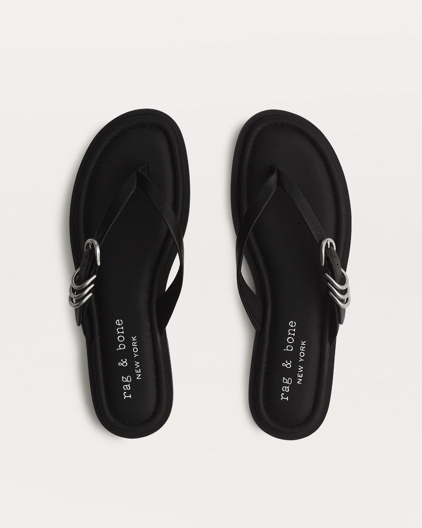 Gia Leather Flip Flops | rag & bone display picture 1