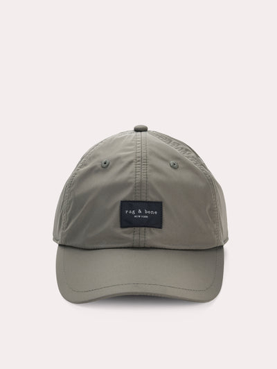 rag & bone unisex Olive Night Addison Baseball Cap WJW21S1013JA13 front view